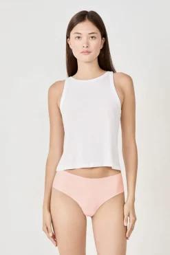ETAM Brasileña|Braguita hipster de microfibra sin costuras ROSA