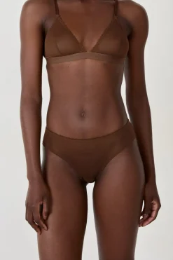 ETAM Brasileña|Novedades Braguitas|Braguita hipster de tul MARR&Oacute;N