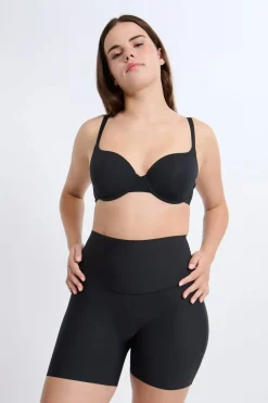 ETAM Braguitas Moldeadoras|Braguitas Invisibles|Braguita moldeadora de cintura alta - sujeción ligera NEGRO