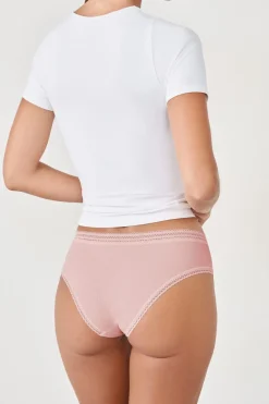 ETAM Culotte|Braguita shorty con bordes de encaje de microfibra AR&Aacute;NDANO
