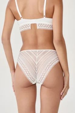 ETAM Braguitas Novias|Braguitas Encaje|braguitas con detalle de encaje BLANCO