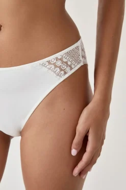 ETAM Braguitas Novias|Braguitas Encaje|braguitas con detalle de encaje BLANCO