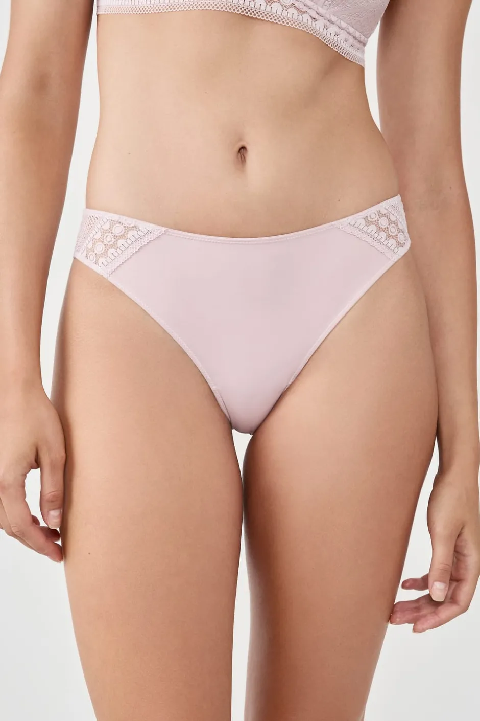 ETAM Braguitas Encaje|Braguita|braguitas con detalle de encaje ROSA EMPOLVADO
