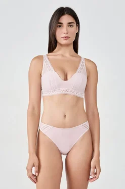 ETAM Braguitas Encaje|Braguita|braguitas con detalle de encaje ROSA EMPOLVADO
