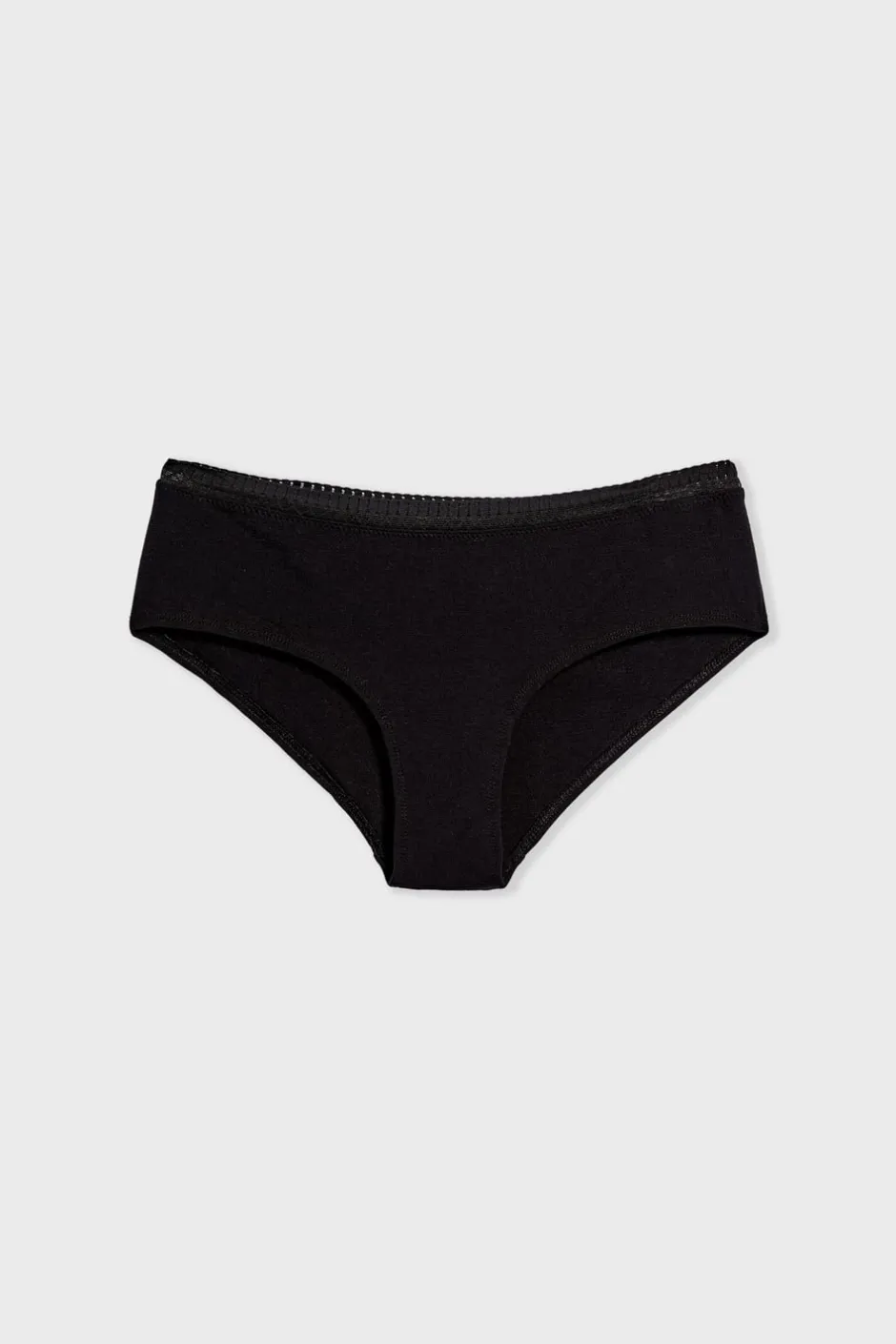 ETAM Culotte|Novedades Braguitas|Braguitas culotte de algodón NEGRO
