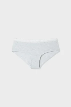 ETAM Culotte|Novedades Braguitas|Braguitas culotte de algodón C.GRIS CLARO