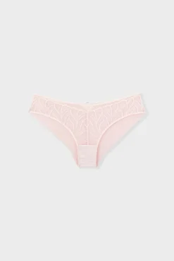 ETAM Brasileña|Novedades Braguitas|Braguitas de encaje ROSA EMPOLVADO