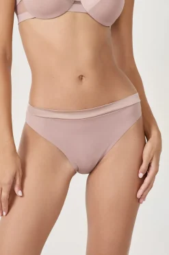 ETAM Braguitas Novias|Braguitas Invisibles|Braguitas de microfibra satinada TOPO
