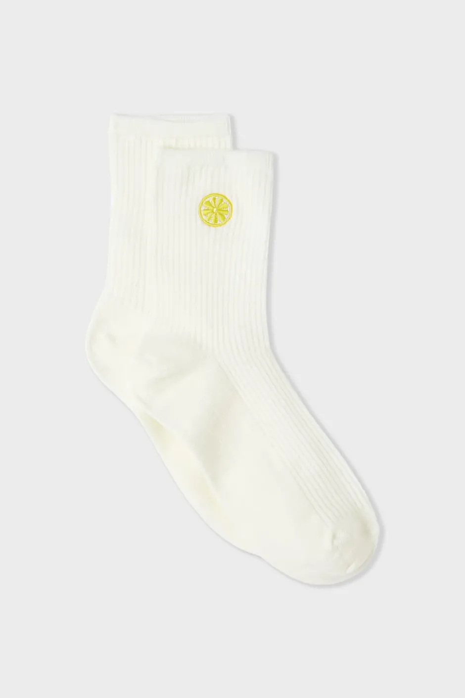 ETAM Calcetines|Medias Y Calcetines|Calcetines acanalados con algodón y estampado de sol crudo