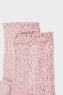 ETAM Calcetines|Medias Y Calcetines|Calcetines brillantes con algodón ROSA EMPOLVADO