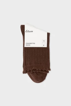 ETAM Calcetines|Medias Y Calcetines|Calcetines brillantes con algodón MARR&Oacute;N