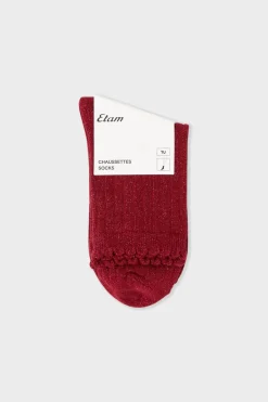 ETAM Calcetines|Medias Y Calcetines|Calcetines brillantes con algodón arándano