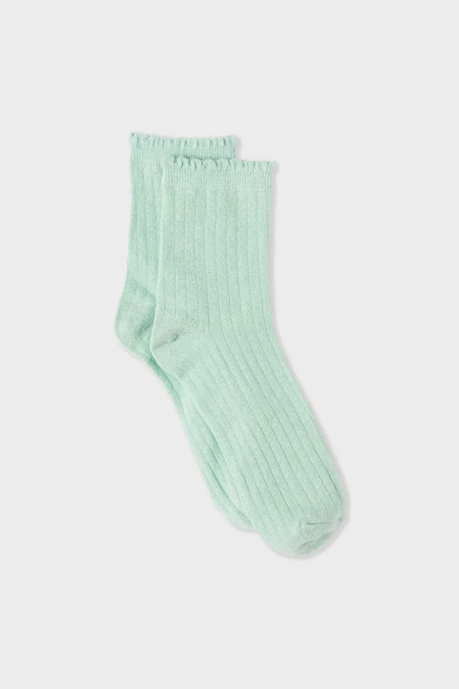 ETAM Calcetines|Medias Y Calcetines|Calcetines brillantes con algodón VERDE