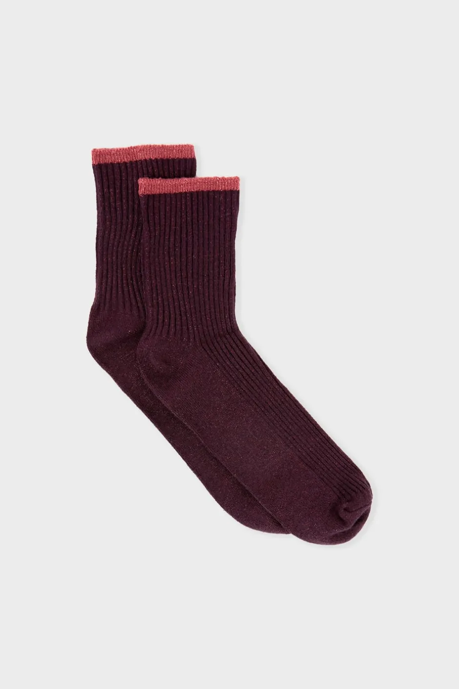 ETAM Calcetines|Medias Y Calcetines|Calcetines brillantes con algodón MORADO