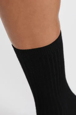 ETAM Calcetines|Medias Y Calcetines|Calcetines con efecto acanalado NEGRO