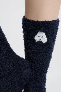 ETAM Accesorios|Calcetines de tejido ultrasuave MARINO