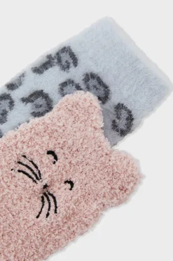 ETAM Accesorios|Calcetines de tejido ultrasuave AZUL CLARO