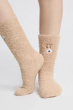 ETAM Accesorios|Calcetines de tejido ultrasuave BEIGE