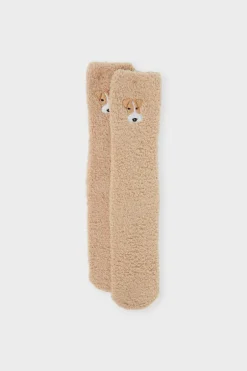 ETAM Accesorios|Calcetines de tejido ultrasuave BEIGE