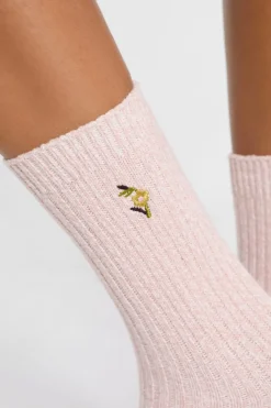 ETAM Accesorios|Calcetines estampados ROSA EMPOLVADO