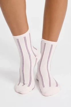 ETAM Accesorios|Calcetines estampados con algodón BURDEOS GRANATE