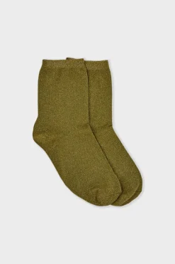 ETAM Calcetines|Medias Y Calcetines|Calcetines iridiscentes CAQUI