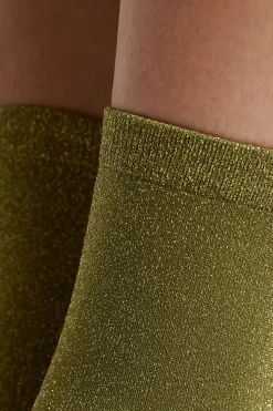 ETAM Calcetines|Medias Y Calcetines|Calcetines iridiscentes CAQUI