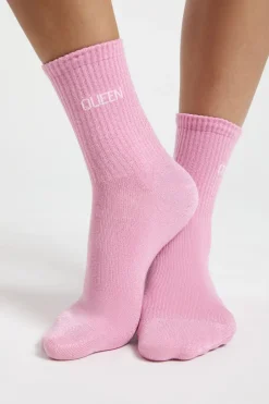 ETAM Calcetines|Medias Y Calcetines|Calcetines irisados con letras ROSA