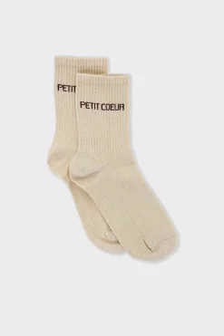 ETAM Calcetines|Medias Y Calcetines|Calcetines irisados con letras CRUDO
