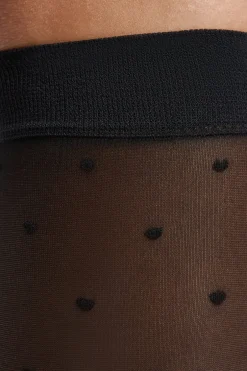 ETAM Calcetines|Medias Y Calcetines|Calcetines transparentes estampados NEGRO