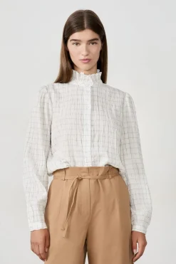 ETAM Camisas Fluidas|Camisas Chic|Camisa a cuadros DUNE