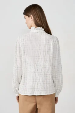 ETAM Camisas Fluidas|Camisas Chic|Camisa a cuadros DUNE