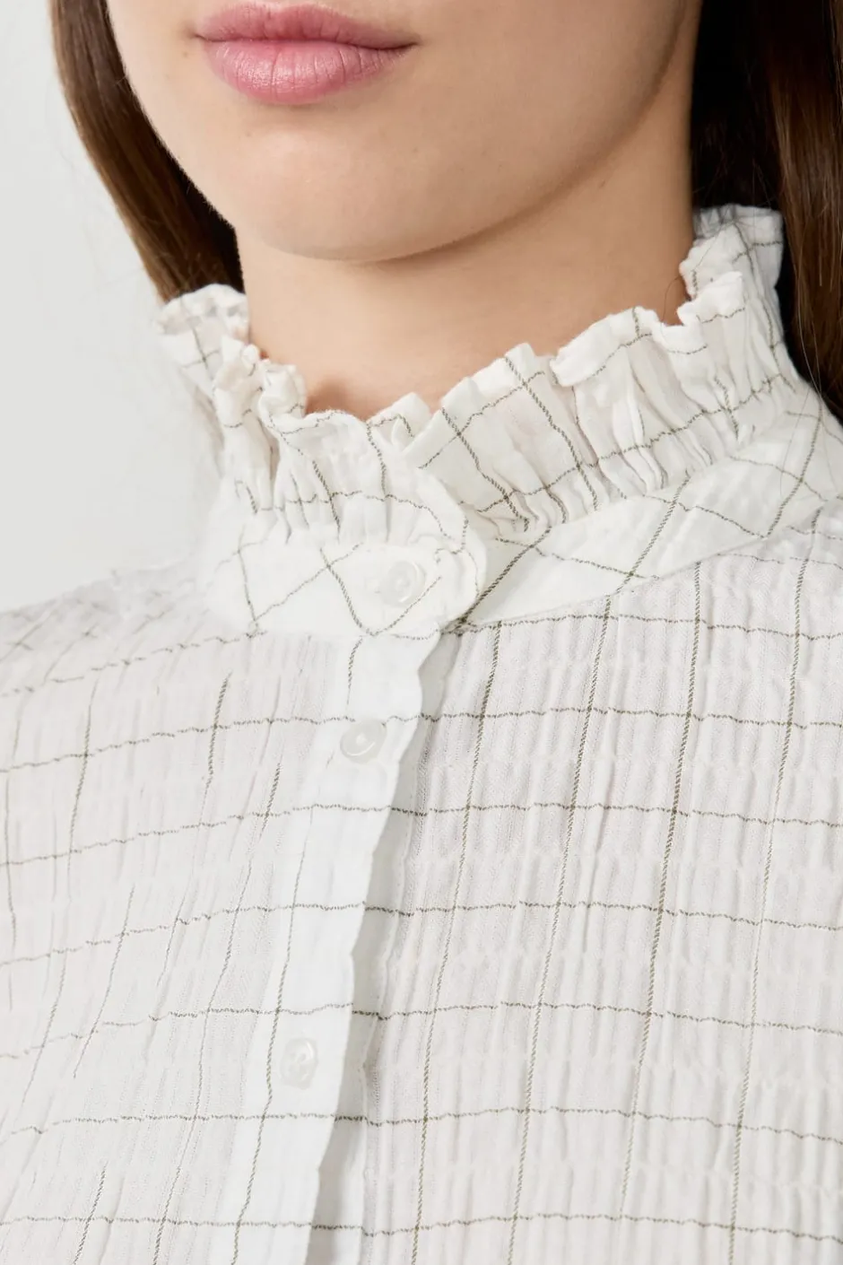 ETAM Camisas Fluidas|Camisas Chic|Camisa a cuadros DUNE