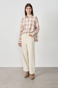 ETAM Camisas Fluidas|Camisas Chic|Camisa a cuadros MALVA