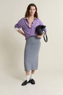 ETAM Camisas Y Blusas Estampadas|Camisas Fluidas|Camisa a rayas con algodón parma