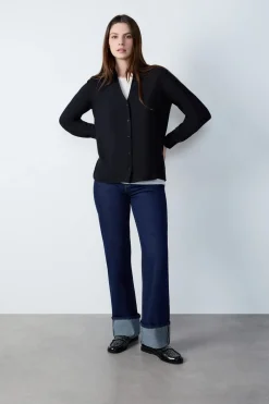 ETAM Camisas Clásicas|Camisas|Camisa de manga larga NEGRO