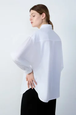 ETAM Camisas Fluidas|Camisas|Camisa de manga larga BLANCO