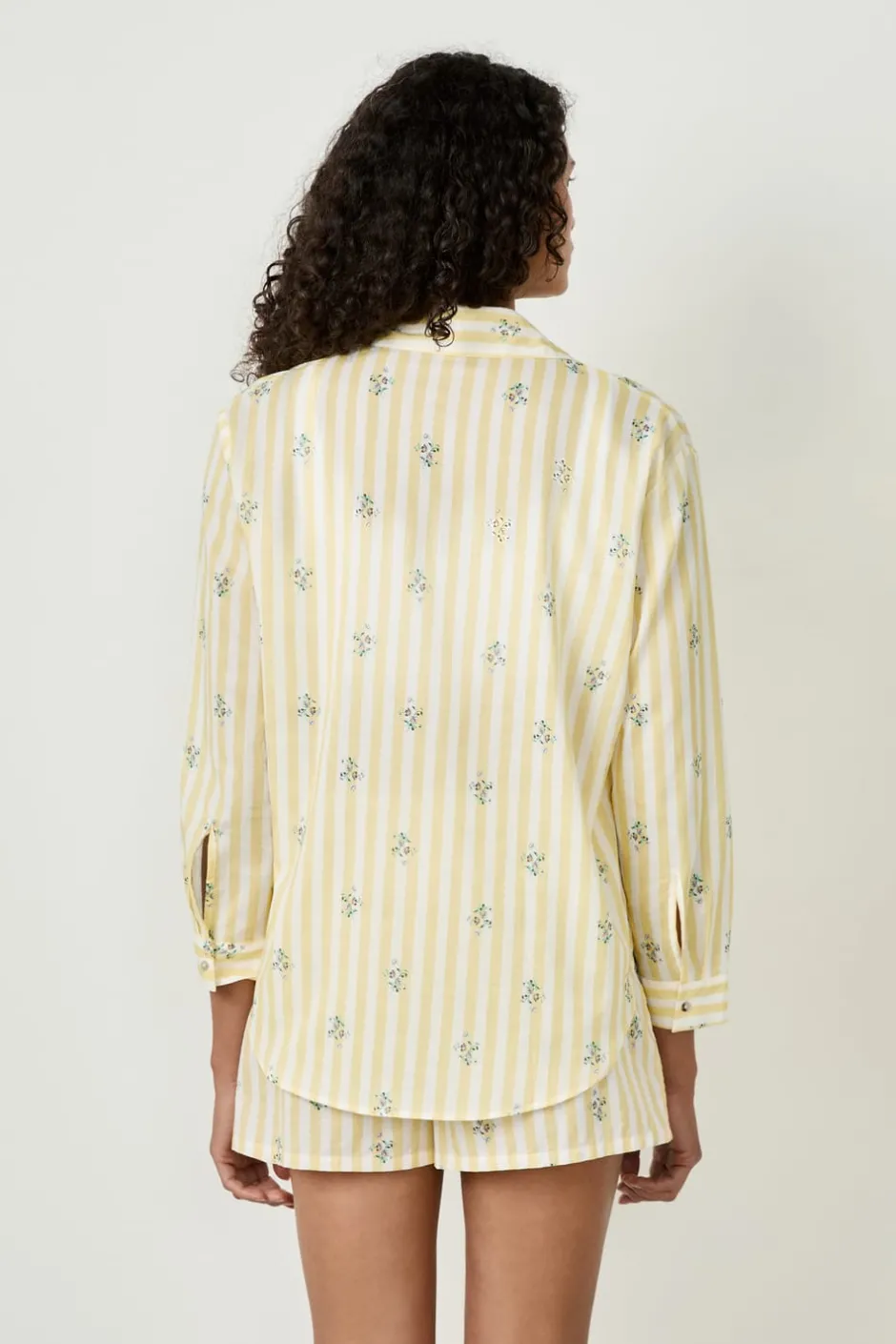 ETAM Partes De Arriba De Pijama|Camisa de pijama de algodón estampada AMARILLO