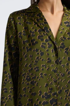 ETAM Partes De Arriba De Pijama|Los Pijamas Más Responsables|Camisa de pijama estampada KAKI