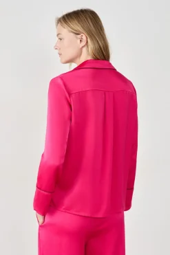 ETAM Partes De Arriba De Pijama|Camisa de pijama satinada PETUNIA