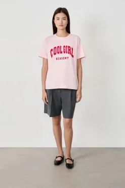 ETAM Cuello Redondo|Manga Corta|Camiseta de algodón estampada 