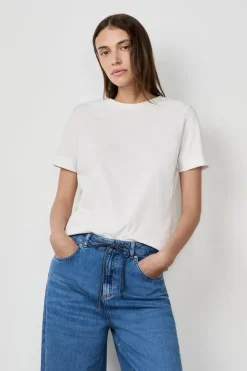 ETAM Cuello Redondo|Manga Corta|Camiseta de manga corta CRUDO