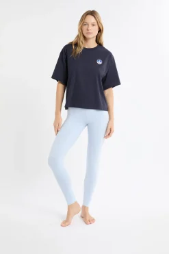 ETAM Los Pijamas Más Responsables|Partes De Arriba De Pijama|Camiseta de pijama de algodón con estampado marino