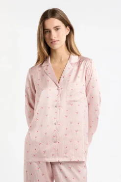 ETAM Los Pijamas Más Responsables|Partes De Arriba De Pijama|Camiseta de pijama estampada IMP FD crudo