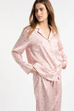 ETAM Los Pijamas Más Responsables|Partes De Arriba De Pijama|Camiseta de pijama estampada IMP FD crudo