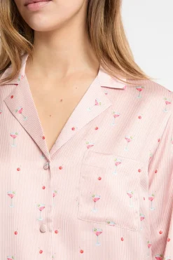 ETAM Los Pijamas Más Responsables|Partes De Arriba De Pijama|Camiseta de pijama estampada IMP FD crudo