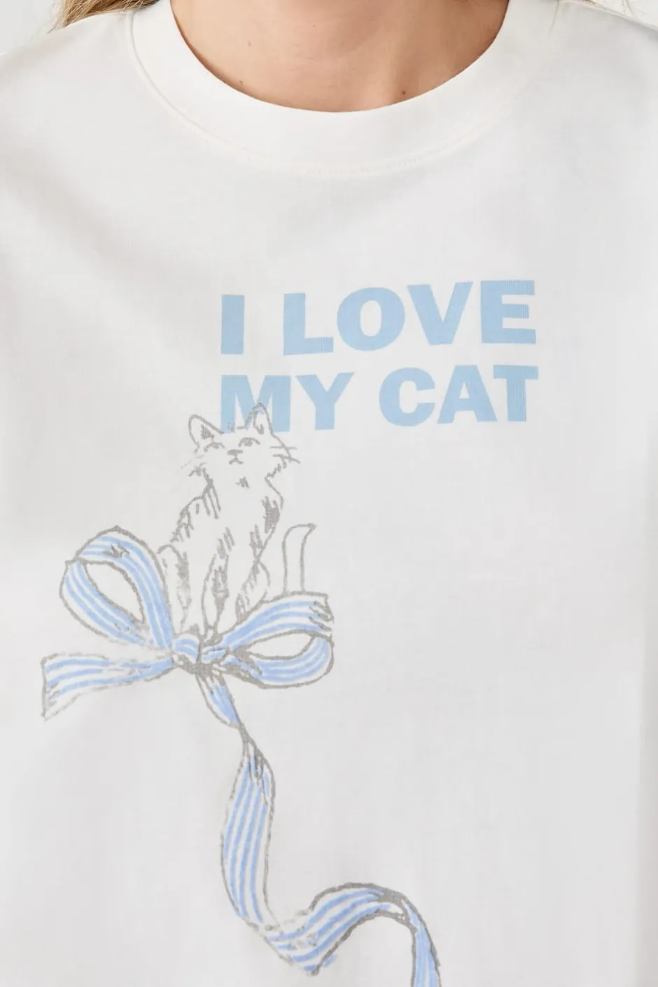 ETAM Partes De Arriba De Pijama|Los Pijamas Más Responsables|Camiseta de pijama estampada BLANCO