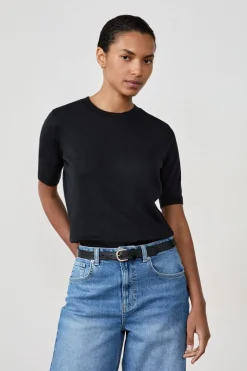 ETAM Cuello Redondo|Jerséis|Camiseta manga corta cuello redondo NEGRO