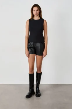 ETAM Cuello Redondo|Camiseta sin mangas NEGRO