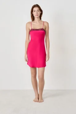 ETAM Camisones De Tirantes|Los Pijamas Más Responsables|Camisón satinado PETUNIA